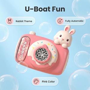 Pistola de <span class=keywords><strong>Burbujas</strong></span> Eléctrica para Niños Starlink HL039D Rosa, Juguete de Verano para Exteriores con Cámara, Funciona con Pilas AA, de Plástico, con Forma de Conejo, 34 ml de Agua para <span class=keywords><strong>Burbujas</strong></span>, para Niños de 8 a 13 Años - Product Image 4