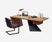 Table de bureau de luxe facile à nettoyer, bureau d'ordinateur, populaire