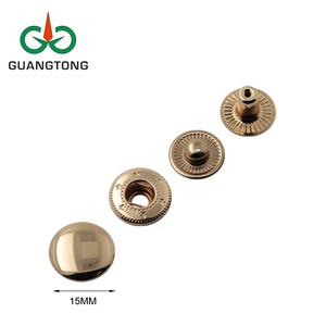 Guangtong Thương Hiệu Tùy Chỉnh Hình Tròn Song Song Mùa Xuân Kim Loại <span class=keywords><strong>Fastener</strong></span> <span class=keywords><strong>Snap</strong></span> Nút Cho Ví Da Túi Xách - Product Image 4