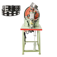 Machine de poinçonnage automatique d'œillets ovales et de rivetage de garnitures ovales pour sacs, chaussures, ceintures, cuir, toile et tissu