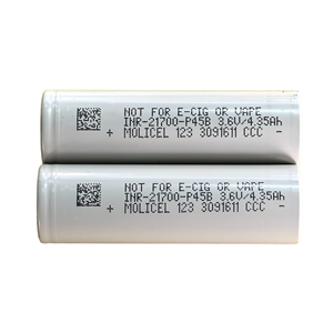 Batería Molicel 21700 P45B de Ultra Alta Potencia 3.6V 4.5Ah <span class=keywords><strong>10C</strong></span> para Drones de Carreras y Vehículos Eléctricos de Alto Rendimiento - Product Image 3