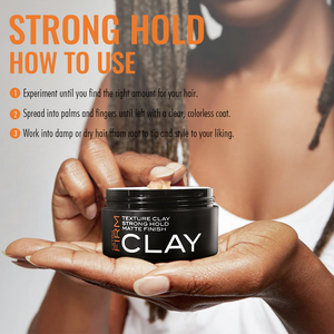 Arcilla Capilar de Fijación Fuerte para <span class=keywords><strong>Hombre</strong></span>, Etiqueta Privada Personalizable, Arcilla Capilar Mate Natural para un Estilo sin Esfuerzo, Aspecto de Calidad de Salón en Casa - Product Image 4