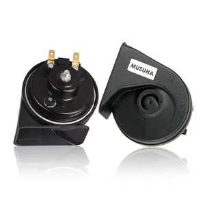 MUSUHA Loud Car Horn Cho Xe 12V Phổ 118dB Không Thấm Nước Electric Horn Dual Tone Cho FIAMM Loại Horn Xe Phụ Kiện MU-1202F-2