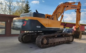 รถขุดตีนตะขาบมือสองจากเกาหลี ยี่ห้อฮุนได รุ่น HX220HD เครื่องยนต์ยันมาร์ ประสิทธิภาพสูง ปั๊มและลูกปืนอย่างดี - Product Image 2