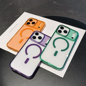 New Color Orange for iPhone 17 Pro Max 17 Air 16 15 Magnetic <b>Wireless</b> Charging Phone case Lens protection in Stock - Product Image 3