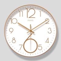 Horloge Murale Classique à Quartz 3D Silencieuse avec Aiguille des Secondes Flottante, Décoration Murale Tendance pour Salon