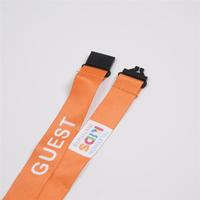 CH Wholesale Sublimation Printing Polyester Lanyards With Logo Custom Certification Keychain OEM ODM ECO Promotion Event Gifts