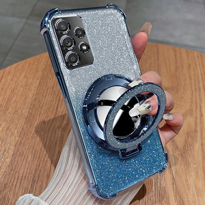 Funda Protectora para Teléfono Móvil <span class=keywords><strong>Samsung</strong></span> Galaxy A07 A17 A10 A50 con Esquinas Reforzadas, Acabado Brillante y Soporte de Espejo - Product Image 5