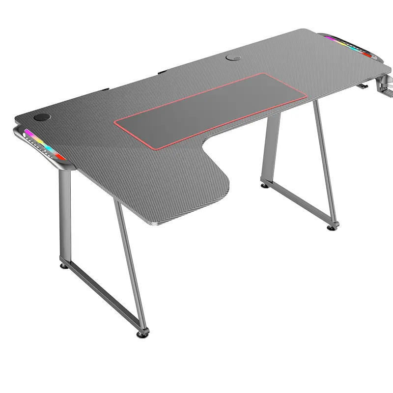 Konverter meja Gas Manual, konverter meja pegas Gas meja desain ergonomis Modern hitam untuk kantor