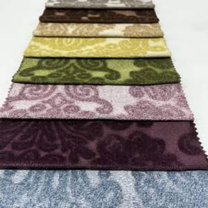 Tela de flocado transpirable de alta calidad, tejido de punto liso teñido, gamuza de trama de peso medio, venta al por mayor a buen precio - Product Image 1