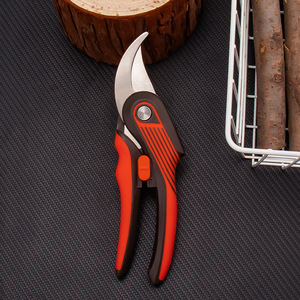 Garden Shears Stainless Steel Bypass Pruner 20-30 Mm Trimming Diameter Orange Handle Butterfly Structure - Product Image 2
