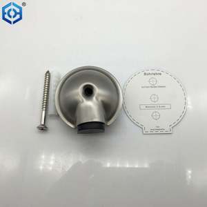 Tope de puerta resistente de acero inoxidable con acabado satinado - Product Image 6