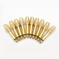 Altın Kaplama 6.35mm 1/4" TS Mono Erkek - RCA Dişi Ses Adaptörü 6.5mm Mono Fiş - RCA AV Jak Konnektörü