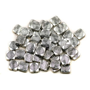 En gros pas cher perle de stockage en ligne pour bracelet en perles de rocaille en argent Tibétain hama logo personnalisé en métal perles pour la fabrication de bijoux - Product Image 6
