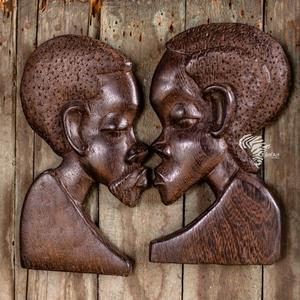RENART AFRIKAN Handcrafted Congo Wood Carving Animal <b>Figure</b> Sculpture African Tribal Art Decor - Product Image 4
