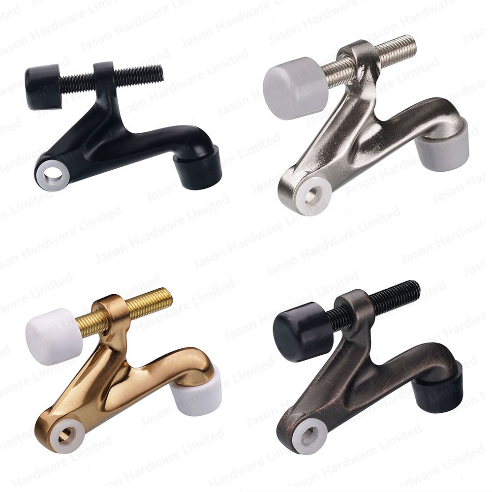 Hinge Pin Door Stopper Spring Floor Mounted zinc alloy Black Windproof Magnetic Door stop Hinge Pin Door Stopper