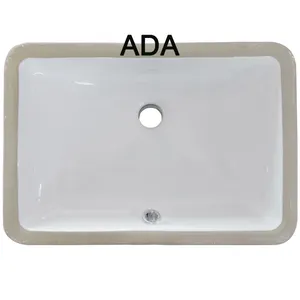 ADA bathroom vanity sink ADA1611 with 5 inch depth for American standard ceramic wash basin