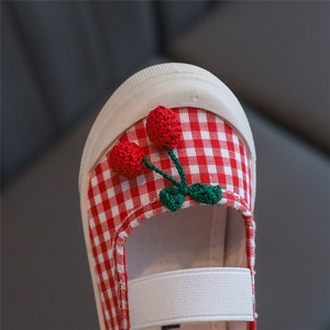 1-8 anni fragola <span class=keywords><strong>scarpe</strong></span> <span class=keywords><strong>di</strong></span> <span class=keywords><strong>tela</strong></span> da ragazza Casual <span class=keywords><strong>scarpe</strong></span> da ginnastica per bambini <span class=keywords><strong>scarpe</strong></span> da principessa per bambini - Product Image 2