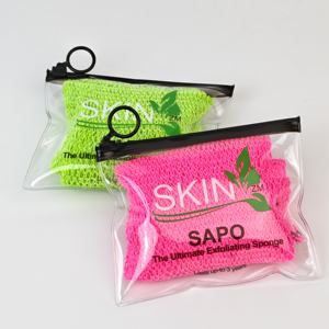 Bolsas Ziplock Personalizadas con Cierre Hermético de PVC Esmerilado y Estampado Dorado, 100 Unidades, <span class=keywords><strong>para</strong></span> Empaque de Ropa, Esponja Africana - Product Image 4