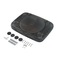 Boîtier de console de jeu pour PS1, coque de remplacement transparente