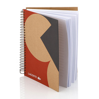 2024 A5 personnalisé imprimé spiralé ligné papier planificateur couverture rigide Agenda Journal cahier pour bureau ou école