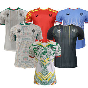 Jersey Sepak Bola Algeria Black Gold 2026 Maglia Da Calcio Kaos Sepak Bola Bernapas Cepat Kering Logo Kustom - Product Image 5