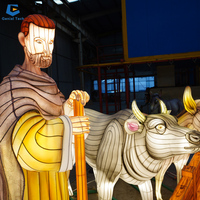 SGL073 Vente chaude Lanterne chinoise personnalisée sur le thème du Christ Jésus pour la décoration du Festival des lanternes