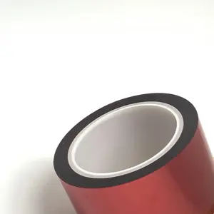 Red Customizable Silicone Quality Control 43um Pet Film Plastic Rolls Pet Diffusion Film Plastic Film Packaging Materials