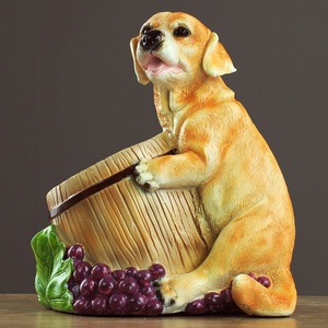 ที่วางขวดไวน์รูปโกลเด้นรีทรีฟเวอร์ วัสดุเรซิ่น สำหรับวางบนโต๊ะ  ขายดีจากโรงงาน ใช้งานได้จริงและตกแต่งสวยงาม - Product Image 4