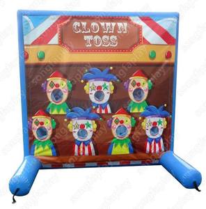 เกมโยนรับลูกบอลตัวตลกงานรื่นเริงซงฟา สำหรับเด็กและผู้ใหญ่ เต็นท์กลางแจ้ง วัสดุพลาสติก <span class=keywords><strong>ภาษา</strong></span>อังกฤษ สวนสนุก - Product Image 2