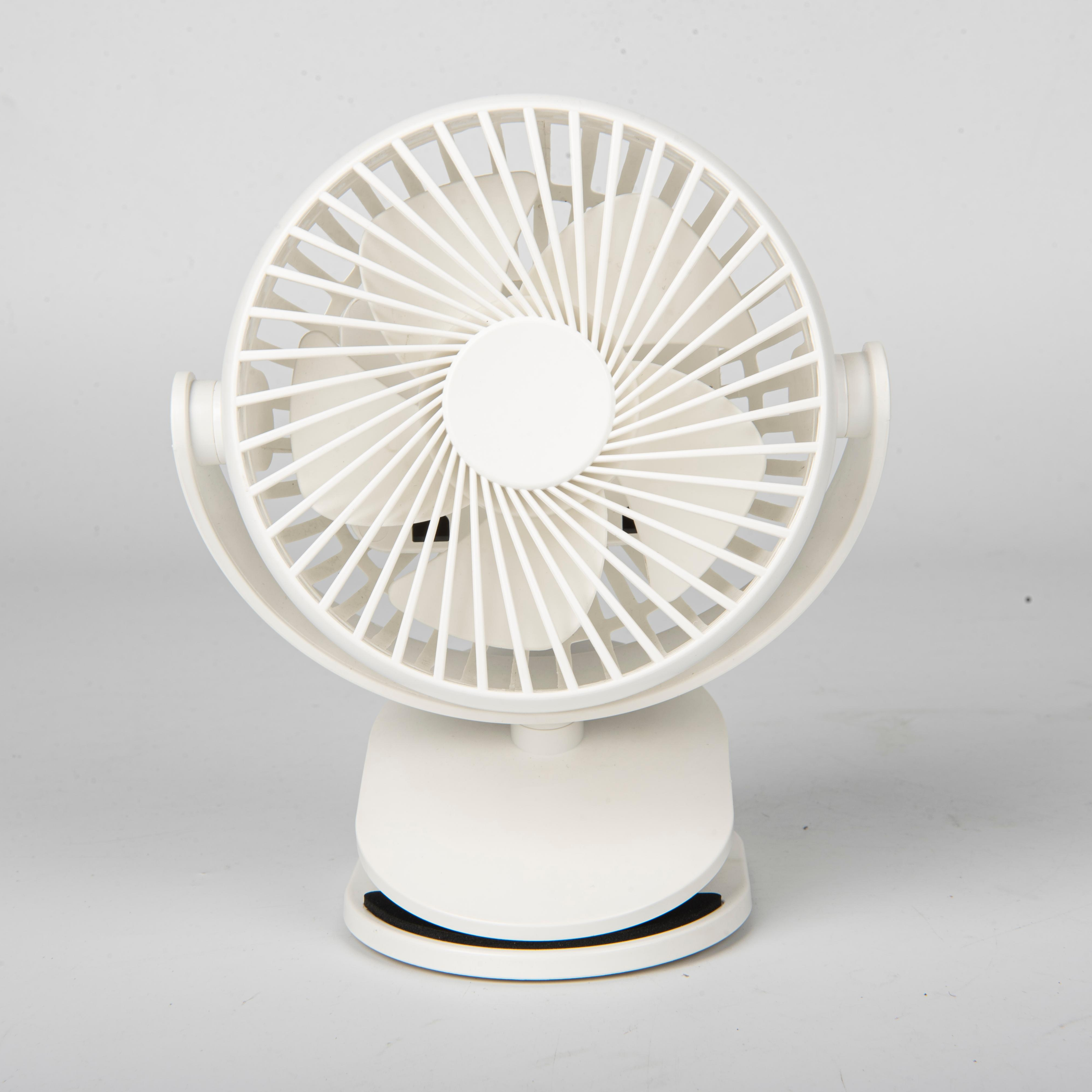 Portable Mini Desk Clip Fan Foldable USB/Electric/Battery-Powered Table Fan Three Wind Speeds for Home Hotel Car RV Outdoor Use