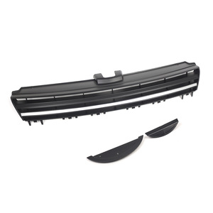 Grille de pare-chocs avant Volkswagen Golf 7 A-MK7 en plastique ABS noir brillant, pièce de rechange - Product Image 1
