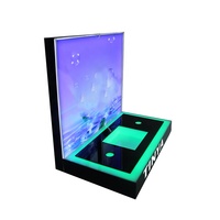 Vitrine de Présentation de Comptoir en Acrylique avec Lumière LED