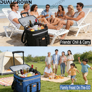 Fabrika Fiyatlı Taşınabilir Su Geçirmez Hafif Büyük Kapasiteli Soğutucu Çanta Yalıtımlı Sızdırmaz Yumuşak Soğutucu Çanta Piknik Kamp İçin - Product Image 2