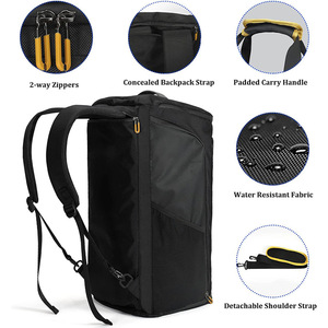 Benutzerdefiniertes Logo Tragbare Multifunktionale Nylon-Reisetasche Schultergurt Große Kapazität Reißverschluss Unisex - Product Image 5