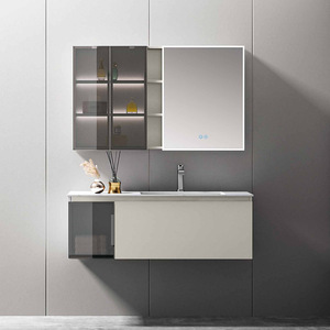 Smart <b>mirror</b> cabinet LED <b>mirror</b> cabinet frame bathroom cabinet combination cabinet <b>wall</b> cabinet storage - Product Image 3