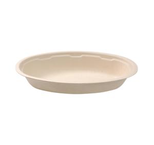 29oz Bagasse Oval Bowl Disposable Biodegradable <b>Microwave</b> Safe Heat Resistant Durable <b>Container</b> - Product Image 3