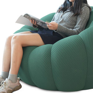 Sıkıştırılmış döşemeli kabarcık kanepe sandalye püsküllü kavisli koltuk oturma odası için cabrio no-montaj kanepeler sıkıştırılmış kanepe - Product Image 2