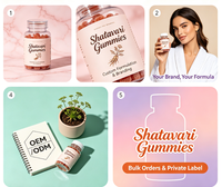 Gummies de Shatavari en marque blanche OEM/ODM pour la santé des femmes – Pack d'initiation pour influenceurs – Articles tendance sur FB et Instagram
