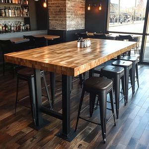 Rắn American Walnut butcher khối bảng Tops 48*24 inch hiện đại nhà hàng nhà bếp UV kết thúc chống trầy xước - Product Image 3