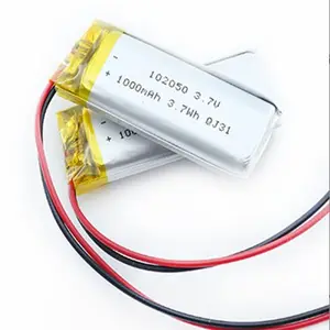 Polímero lítio bateria 3.7v 1000mah102050 desinfecção lâmpada bateria