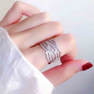 T0602 Anello di Lusso da Donna in Oro Bianco con Diamanti Taglio Baguette Colore D Naturale per Matrimonio - Product Image 2