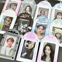 Porte-cartes PVC personnalisés en petite série, directement de l'usine, pour photocartes d'idols, protège-badges, rangement de collection K-Pop, pour promotion
