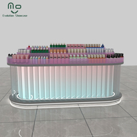 Cosmétique moderne Design 3D Boutique de cosmétiques Mobilier Design Boutique de maquillage Vitrine d'affichage