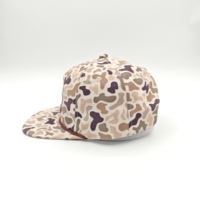 Gorra Richardson 256 Personalizada con Logotipo Bordado en 3D, Diseño Dobby Dot, Camuflaje, Leopardo, Oxford, Ajustable, con Cierre a Presión, 5 Paneles, Estilo Hip Hop, Visera Plana