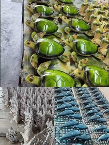 Figura Decorativa Personalizada de Caballito de Mar con Salero y Pimentero, Decoración Tropical para Bar, Cocina, Restaurante, Mesa - Product Image 6