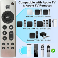 Télécommande universelle de remplacement 4 en 1 pour App-le TV 4K/ Gen 1 2 3 4/ HD A2169 A1842 A1625 A1427 A1469 A1378 A1218