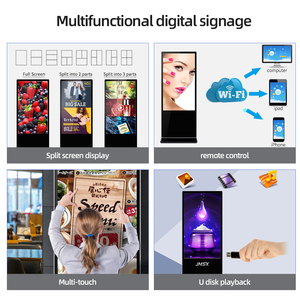 Di động ngoài trời Màn hình LED ba chiều kỹ thuật số biển hiển thị jometech 10 điểm <span class=keywords><strong>IR</strong></span> cảm ứng Android di động <span class=keywords><strong>kiosk</strong></span> cho quảng cáo - Product Image 2