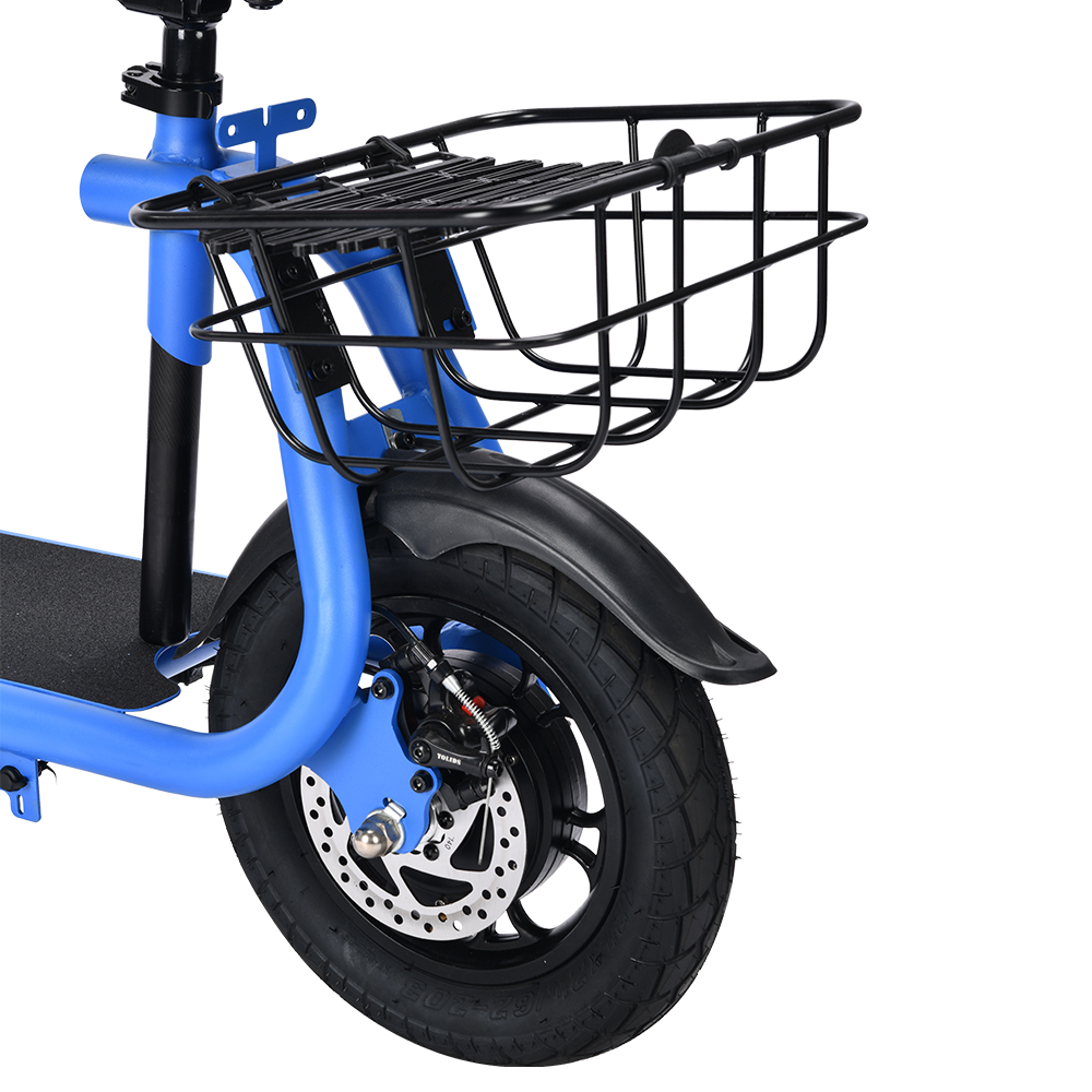 Hot Selling China Made Bicycle Electric Bike with 500W Motor Power Lithium Battery Folding Bike Basket Saddle Bag Carrier