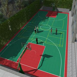 Patio trasero Pickleball cancha de baloncesto - Product Image 4